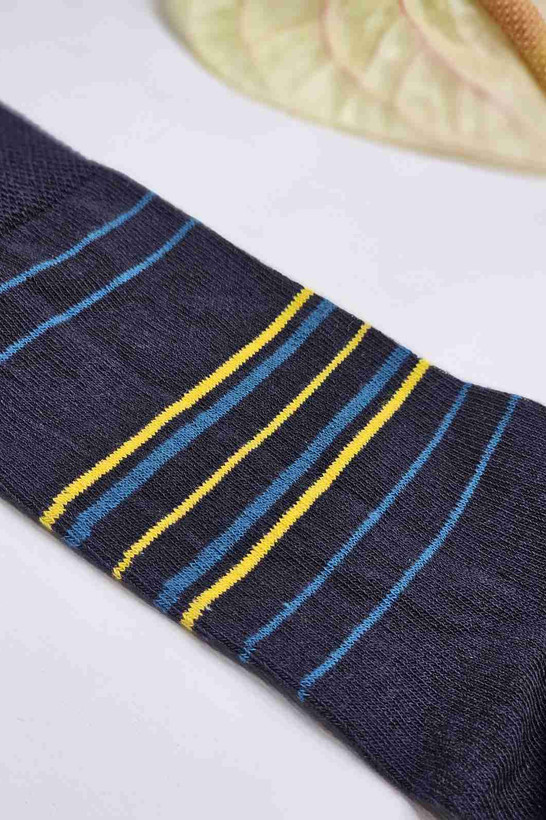 کلوزآپ بافت جوراب راهراه