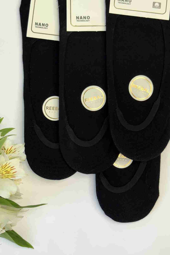 جفت جوراب کالج مشکی نانو کنار هم – مدل ضدلغزش