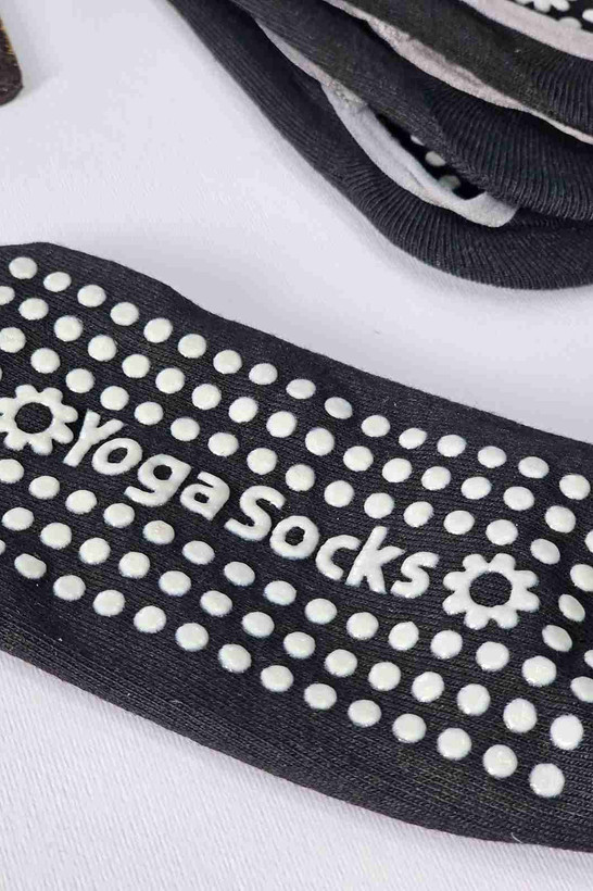 نمای کف جوراب یوگا با ترمز سیلیکونی