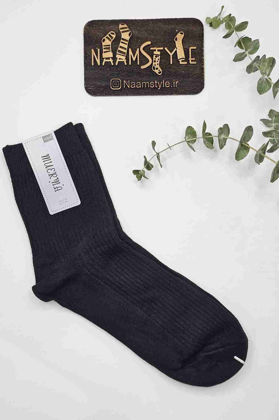 مجموعه جوراب نیمساق مشکی - چهار جفت با بستهبندی